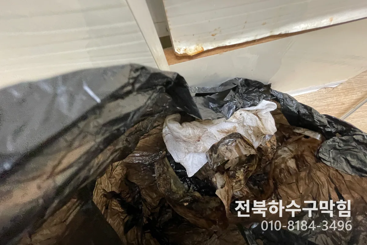 전주시 호성동 하수구막힘 시공 현장 1