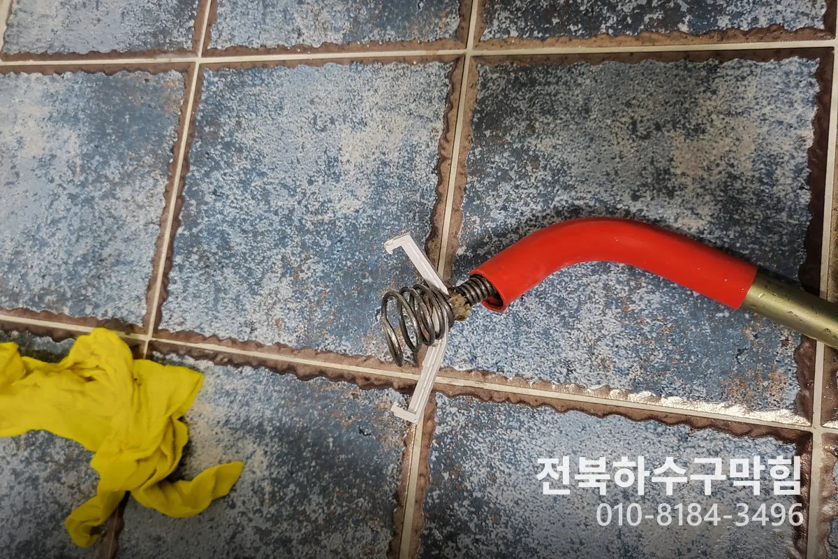 군산시 개정동 하수구막힘 시공 현장 1