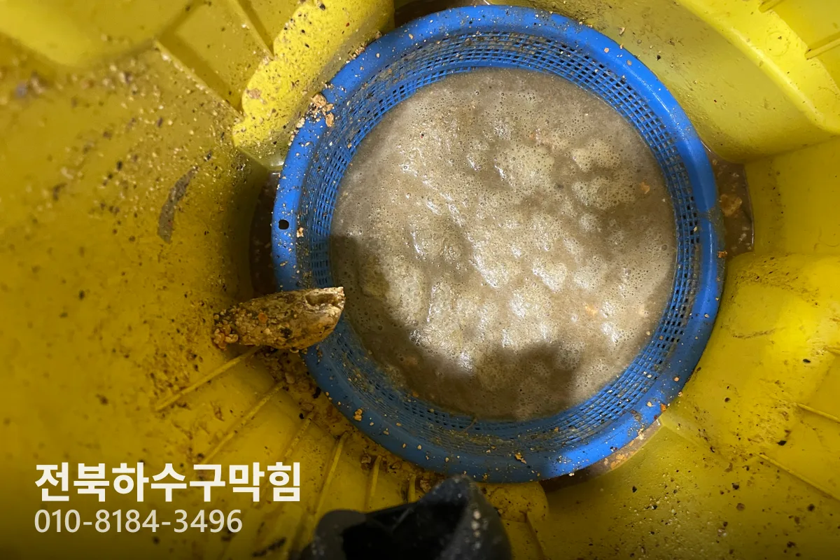 전주 중앙동 변기막힘 전문 시공 현장